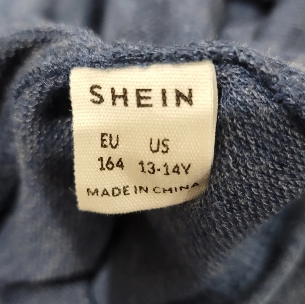 SHEIN hoodie blue